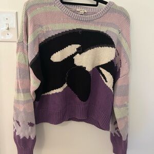 Distressed Orca Sweater!